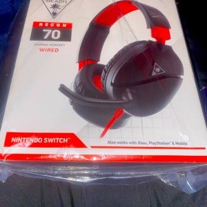 Turtle Beach RECON 70N Gaming Headset - Red/Black